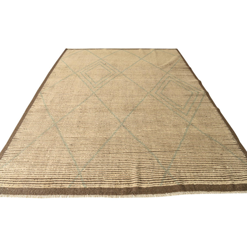 Tapis brun clair 8 x 11 Pinson