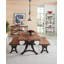 Organic Forge Solid Wood Dining Table-1789251702-1794411606