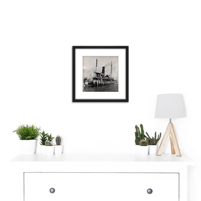 Watuppa Steam Boat New York 1 Piece Single Picture Frame Wall Art