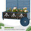 Boîte à fleurs en treillis avec treillis 72 x 47 po-770301952-770301974
