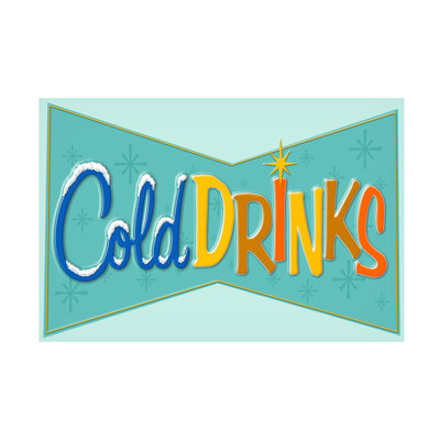 «Cold Drinks On Canvas» par RetroPlanet, reproduction d'art sur toile