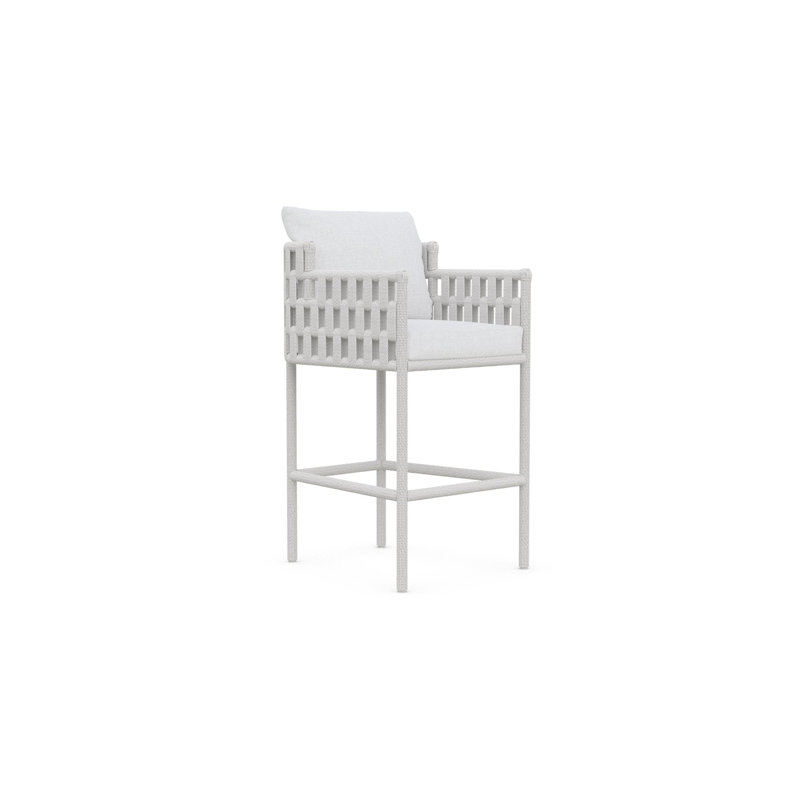 Santa Cruz Counter Stool + Polar Cushion, 31.5"