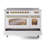 ILVE Nostalgie II Series 48 inch Induction Range with 6 Induction Elements (Glass Door)-99299555