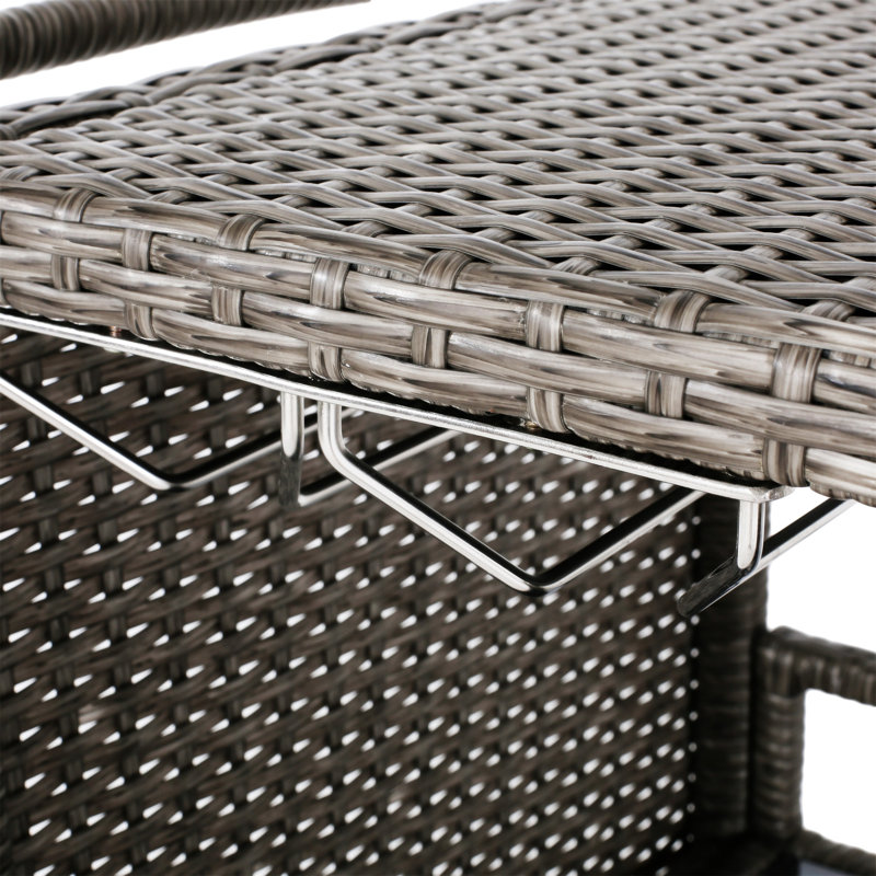 Puerta Wicker Barcart(No Include Stool)