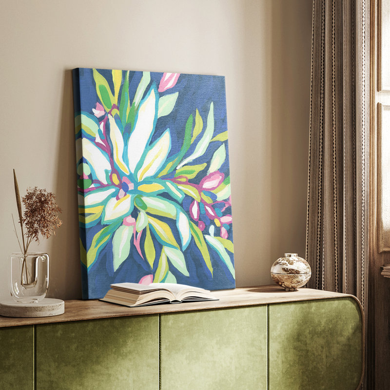 Blue Tropics I - galerie sur mesure, H 12 po x l 8 po