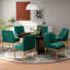 Chaise d'appoint en velours Baudel-2036812409-2036812408