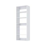 25.5" x 14" x 71.25" Shelf Tower Unit in White