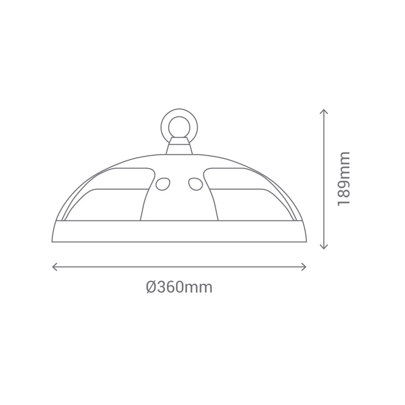 1000W LED Pendant, 100W