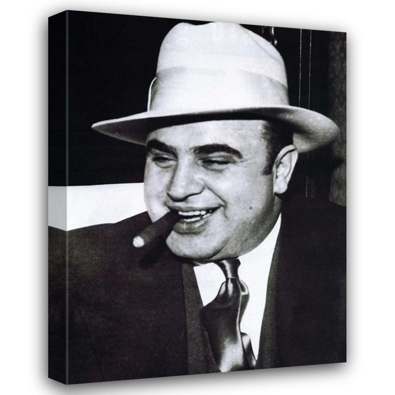 Al Capone, 18" H x 13" W