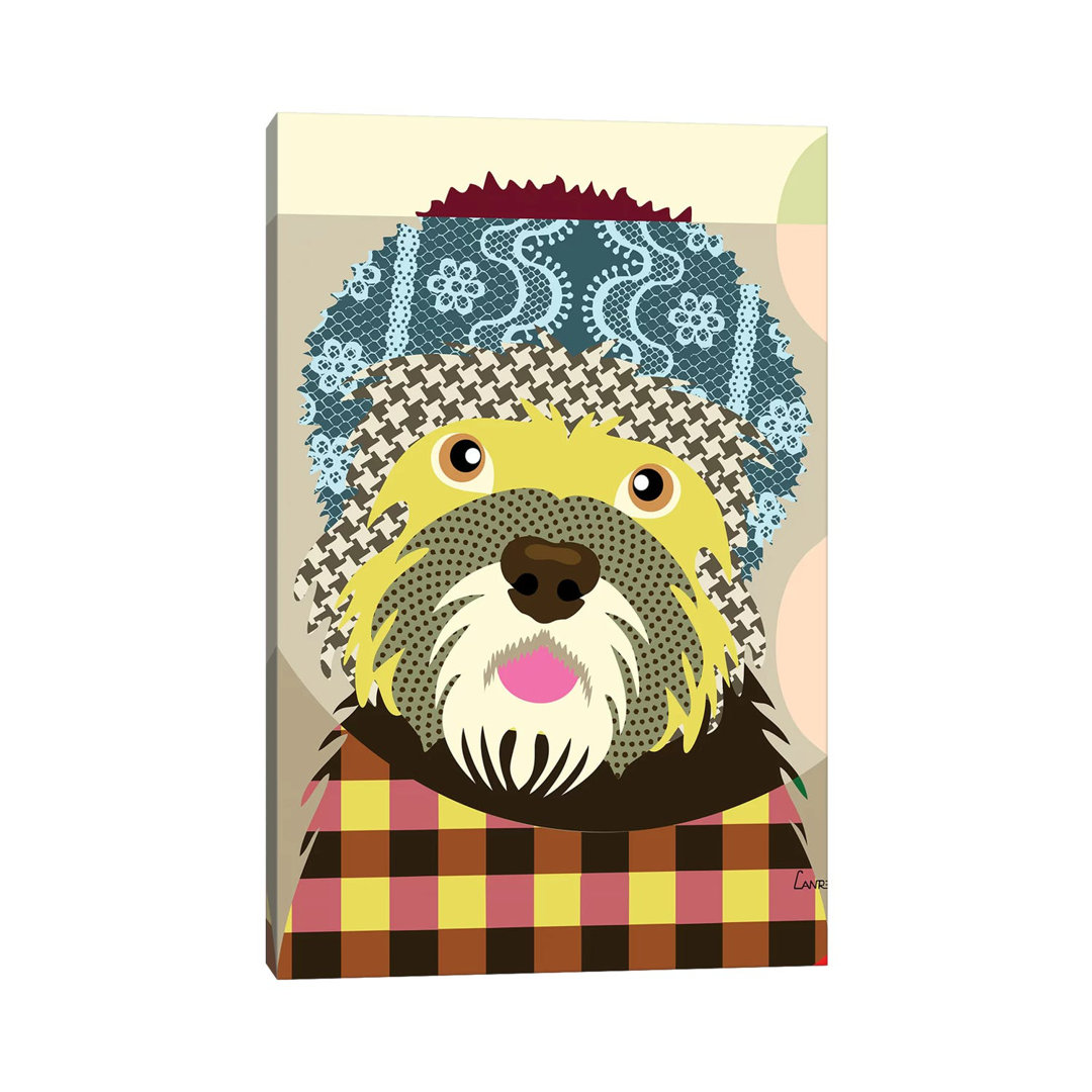 Dandie Dinmont Terrier by Lanre Studio - Wrapped Canvas Print