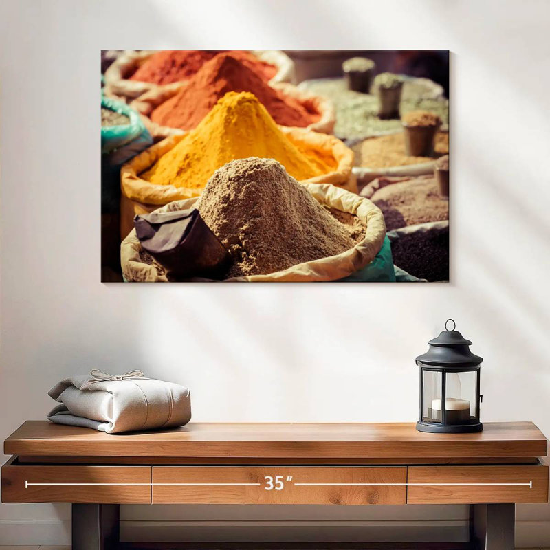 Yarlin Indian Spice Market, 30" H x 45" W