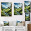 «Countryside Emerald Lake in II», reproduction sur toile-91380979-91380984