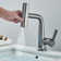Single-Hole Single-handle Bathroom Faucet with Drain Assembly
