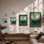 Mountains Under Morning Sun Scandinavian - Print-815140775-815140774