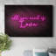 Neon Love I-Gallery Wrapped Canvas-237431708