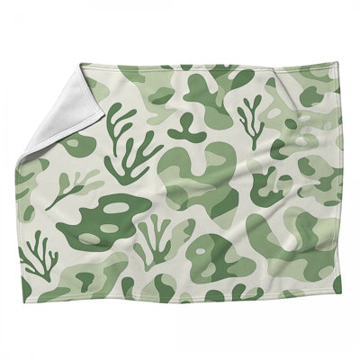 Jeté en polaire Nature Camo - Jetés naturels pour canapés ou lits
