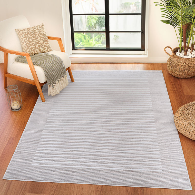Striped Area Rug, Rectangle 200 x 275cm