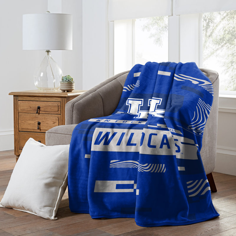 Throw Blanket, Blue/White, Kentucky Wildcats