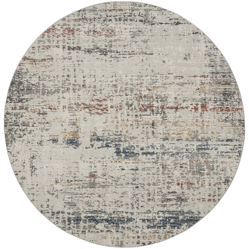 RUSTIC TEXTURES - Area Rug, Round 5'3"
