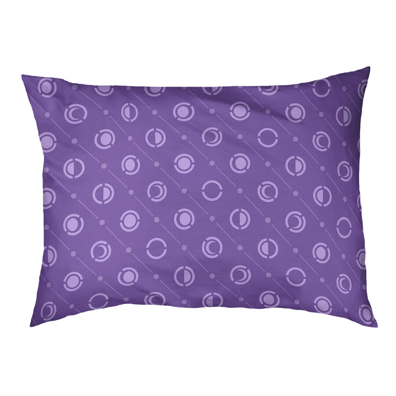Coussin d’extérieur pour chien moon phases Chenault, Petit (l 28 po x P 6 po x H 18 po), Mauve