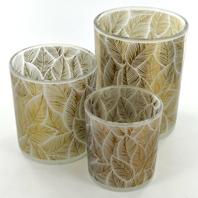 12.5 cm H Glass Tabletop Votive