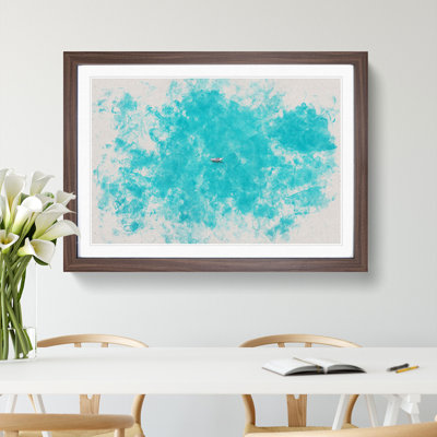 Coasting Boat - Picture Frame Painting