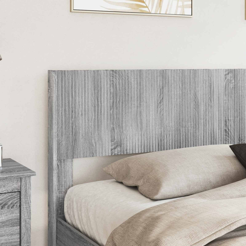 Bed, Grey Sonoma, European Kingsize (160 x 200 cm)