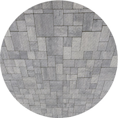 Tapis géométrique gris