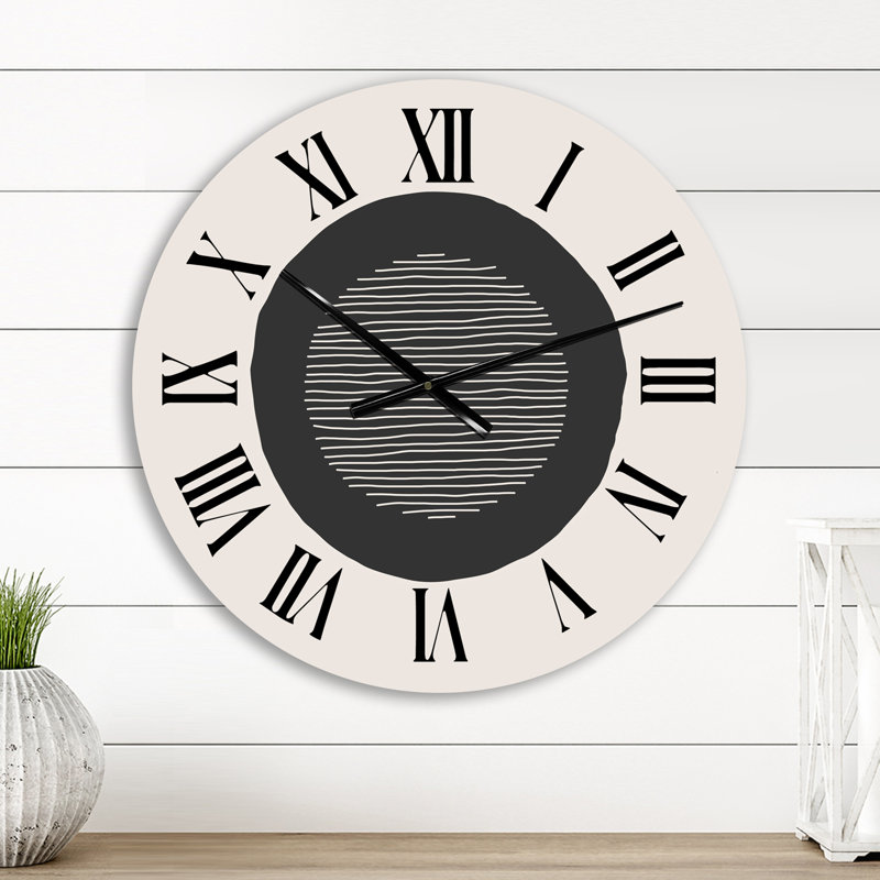 Horloge murale Minimal Primitive Bauhaus, Petit