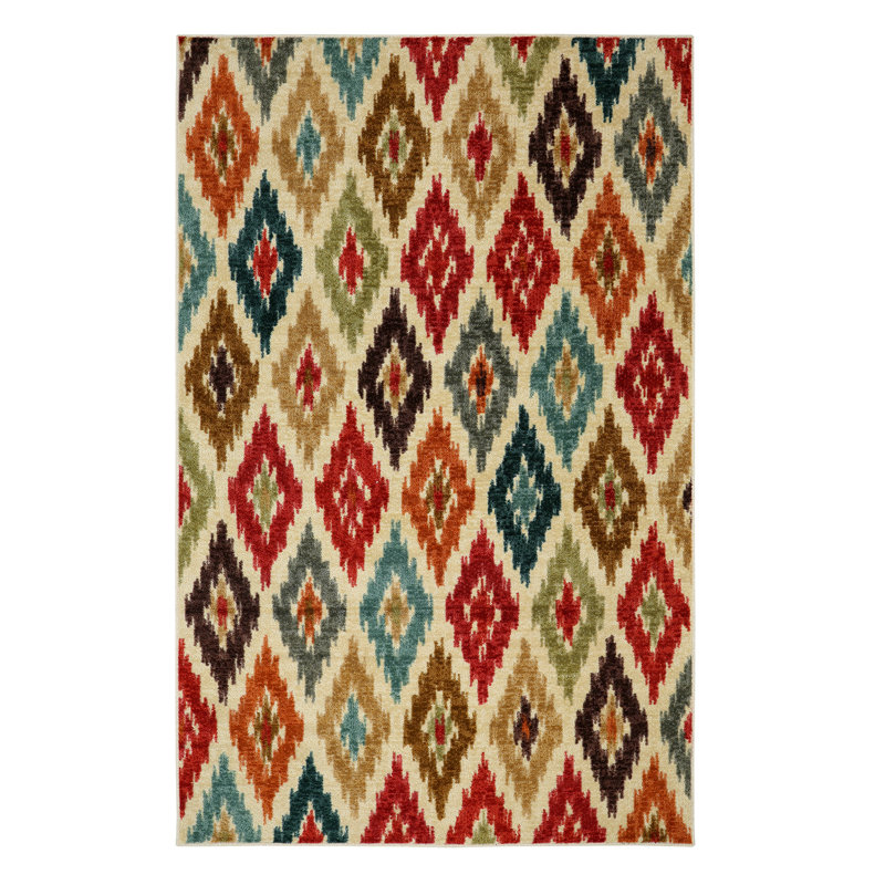 Tapis rouge Amberson, 7 pi 6 po x 10 pi