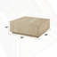 Table basse beige en travertine