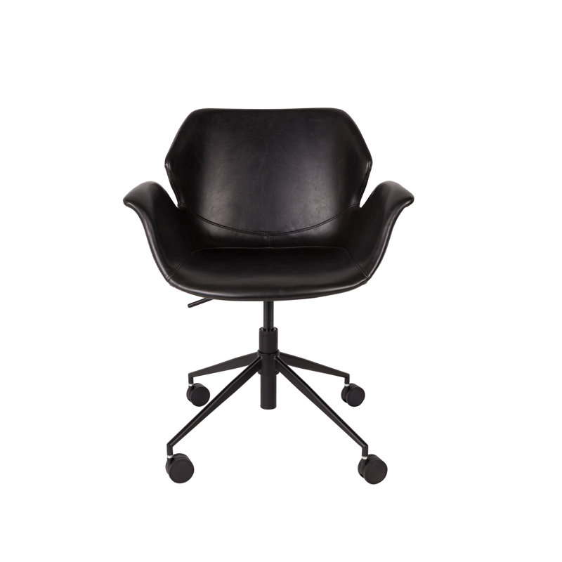 Chaise de bureau Nikki Butterfly, Noir
