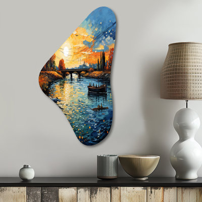 Art mural asymétrique Gaven - Vangogh Boomerang