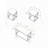3-Piece Coffee and End Table Set Marble-Look-1669364829-1669364828