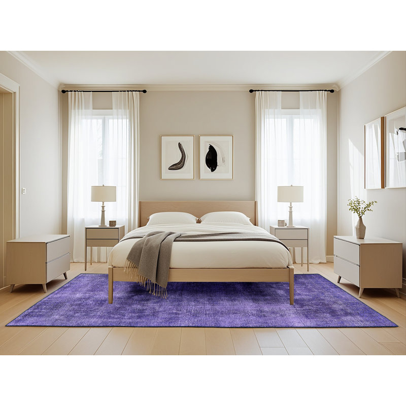 Tapis oriental mauve, Rectangle 5 pi x 8 pi