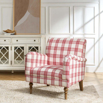 Arching Upholstered Armchair