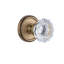 Grandeur Georgetown Rosette Single Dummy with Fontainebleau Crystal Door Knob-706637040