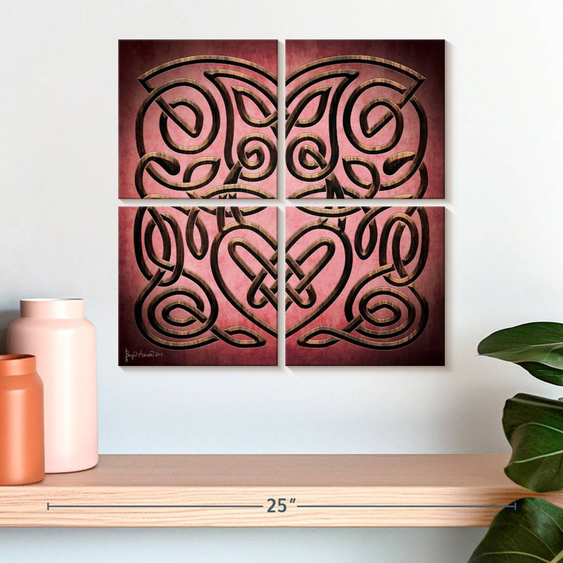 Kerner Celtic Love Knot, 18" H x 18" W