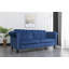 Selene 3 Seater Velvet Sleeper-563393613