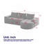 Canapé modulaire Chenille Cloud-1123665303