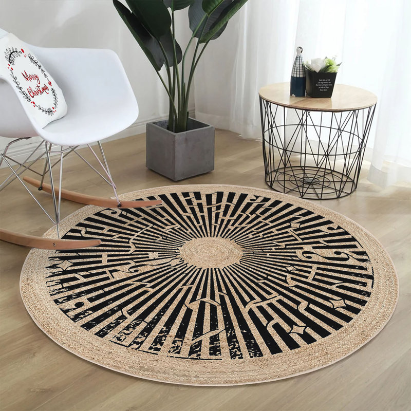 Round Noemi Area Rug, Round 110cm