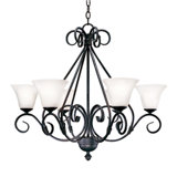 Olivia 6 - Light Chandelier