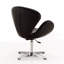 Fauteuil ballon pivotant rembourré en laine Raspberry-51336371