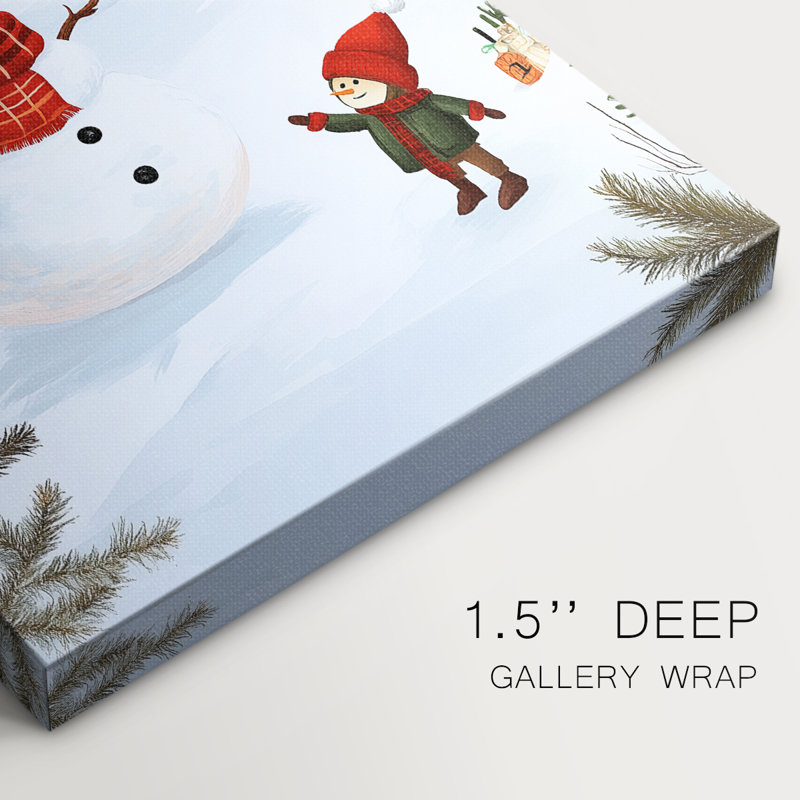 Art des Fêtes de Noël - Toile tendue avec châssis CCCCXXX, H 12 po x l 8 po