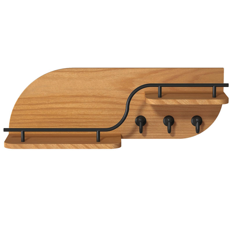 Key Holder for Wall, Brown