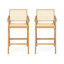 27 po, tabouret de bar minimaliste moderne avec assise en bois de canne, structure en bois massif, finition naturelle-1843608463-1843608462