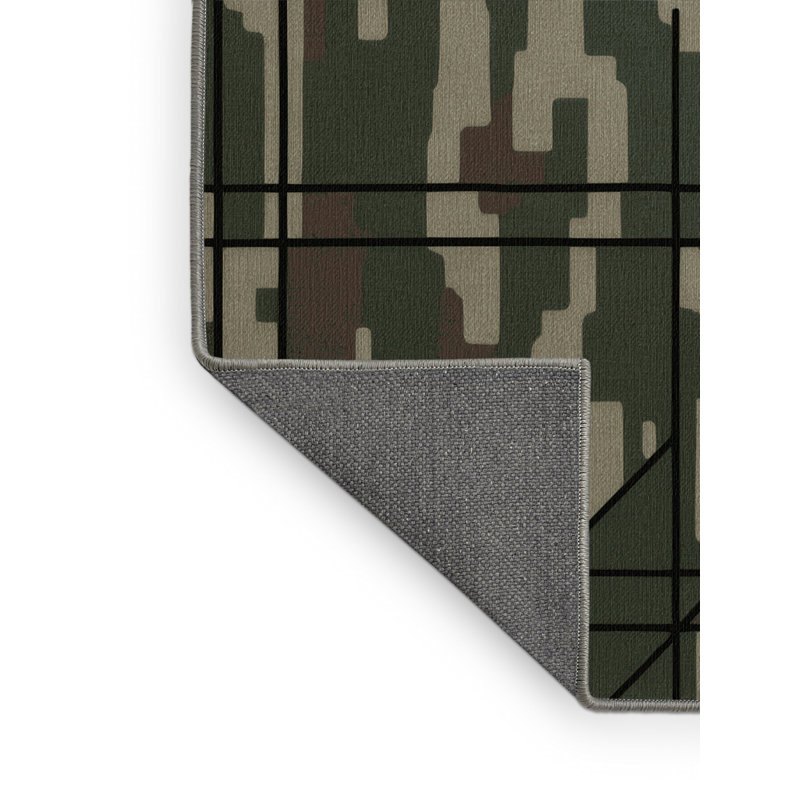 Warden Line Rug, Round 3'