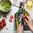 Ambesonne Art Tempered Glass Cutting Board Comic Book Pattern Multicolor