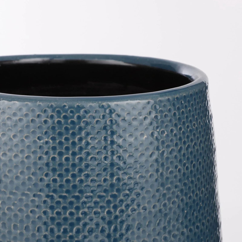 Mcadams Ceramic Floor Vase, Blue, 35'' H x 21'' W x 21'' D