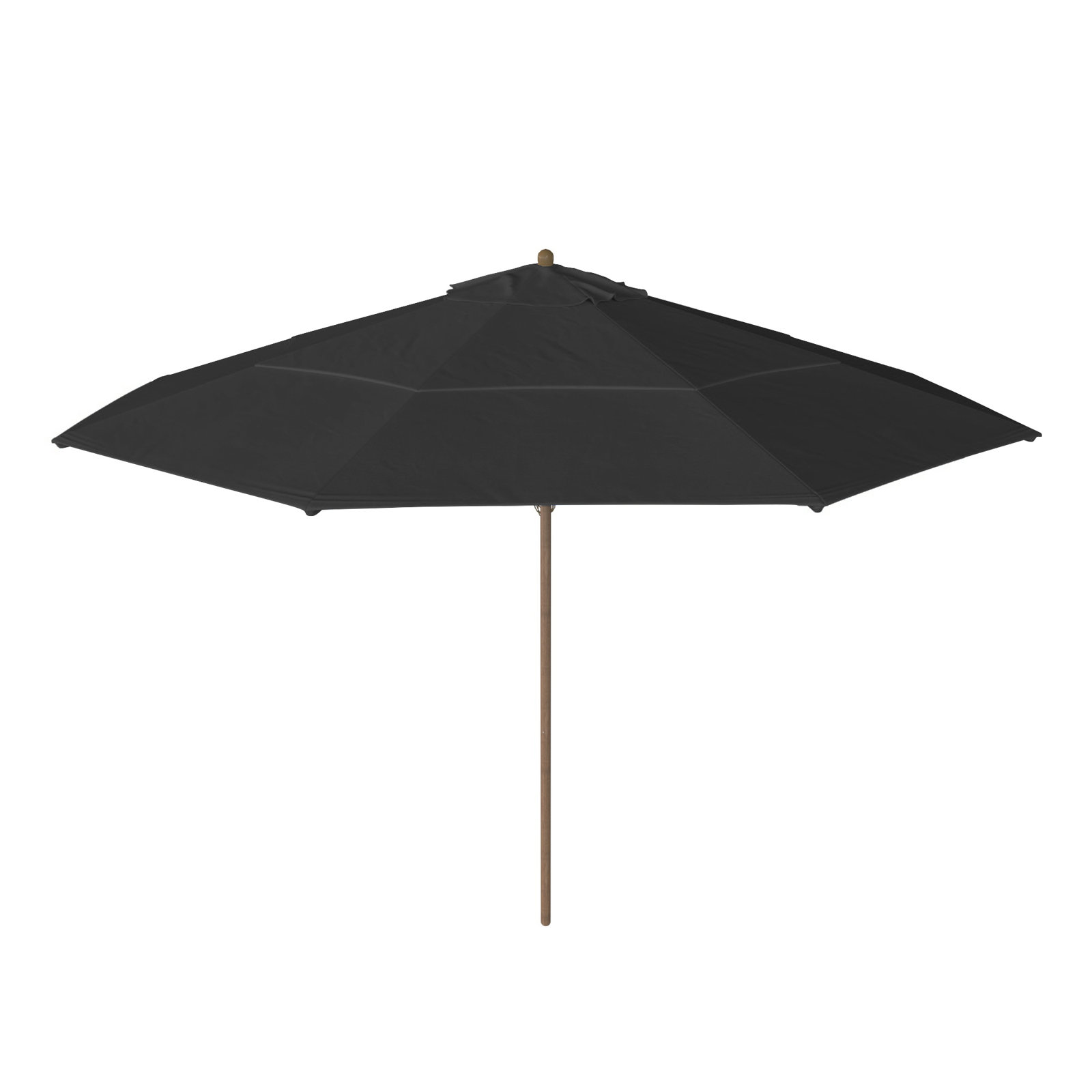 Downtime 11' Sunbrella® Umbrella, Canvas Black Sunbrella® Canvas